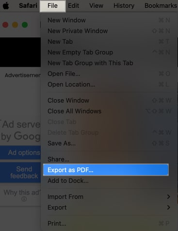 Tap File, Export as PDF