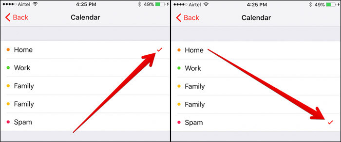 Move Calendar Invitation to Spam Folder on iPhone