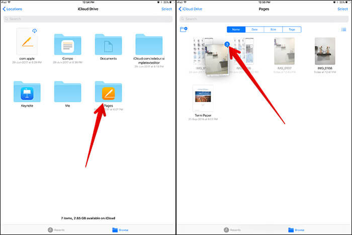 Drag and Drop Multiple Files in iOS 11 on iPad Pro