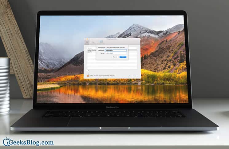 How to enable root user on mac