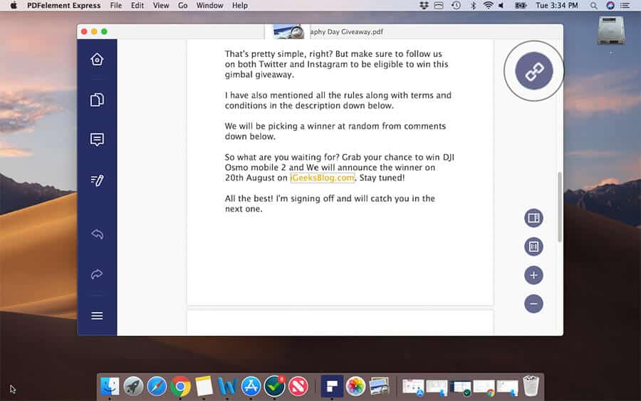 Edit Links in PDF File on Mac