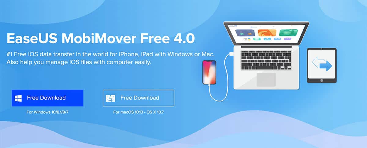 Download EaseUS MobiMover on your Computer