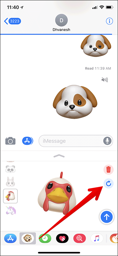 View or Replay Animoji on iPhone X