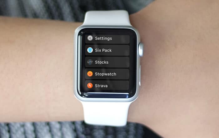 Switch to List View on Apple Watch