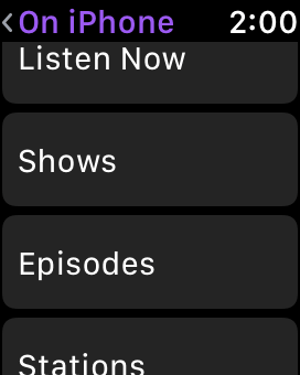Control Podcasts on iPhone Using Apple Watch