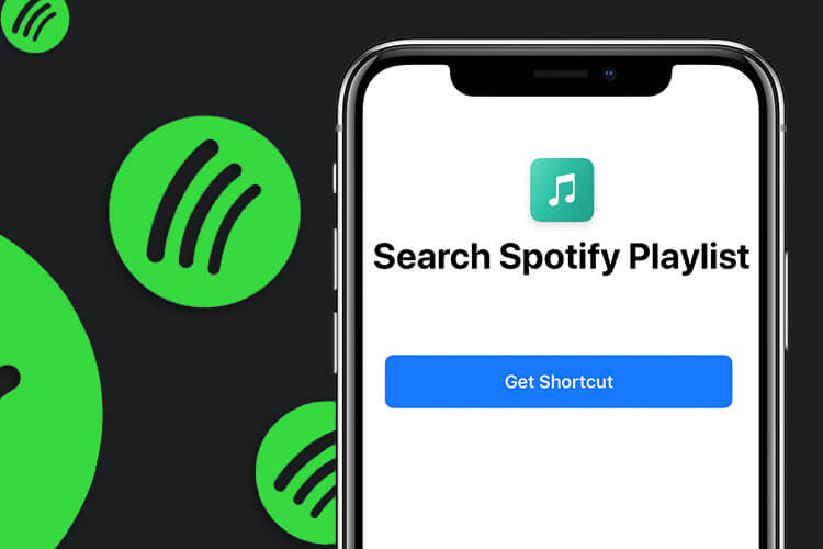 Search Spotify Playlist Siri Shortcut