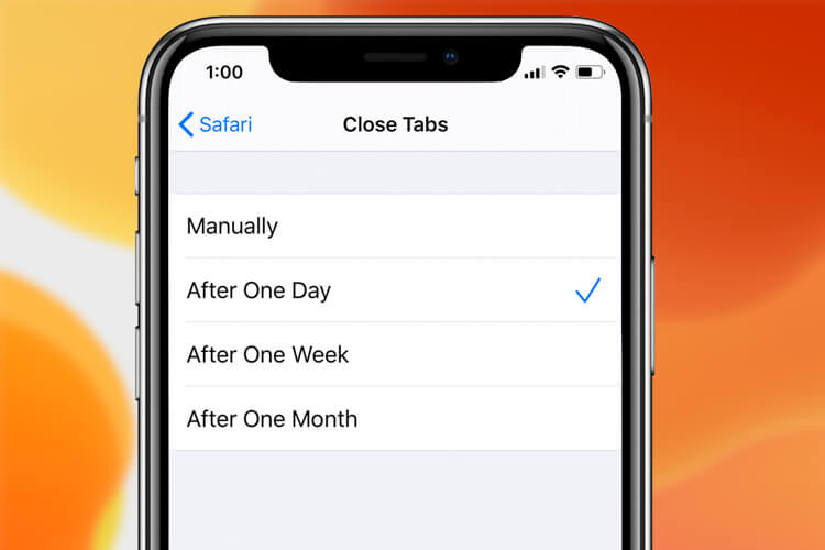 Automatically Close Tabs in Safari in iOS 13