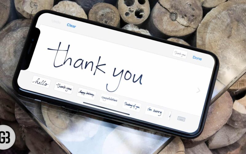 How to send handwritten imessages on iphone or ipad