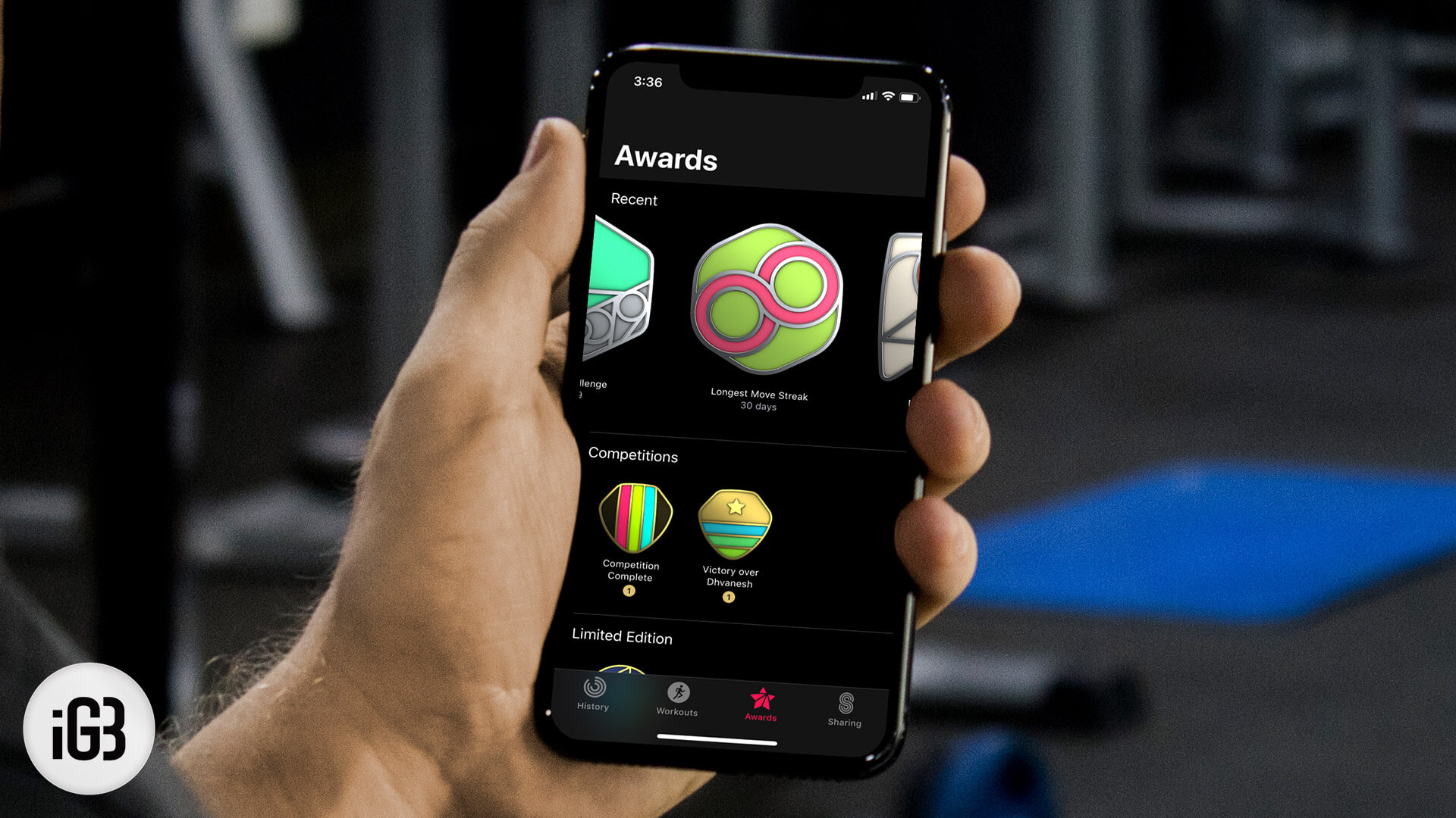 How to view apple watch activity awards