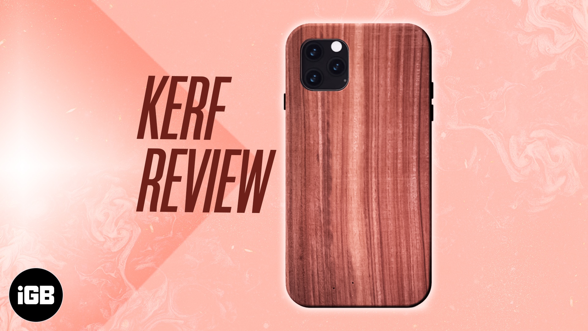 Kerf wooden cases for iphone 11 11 pro 11 pro max