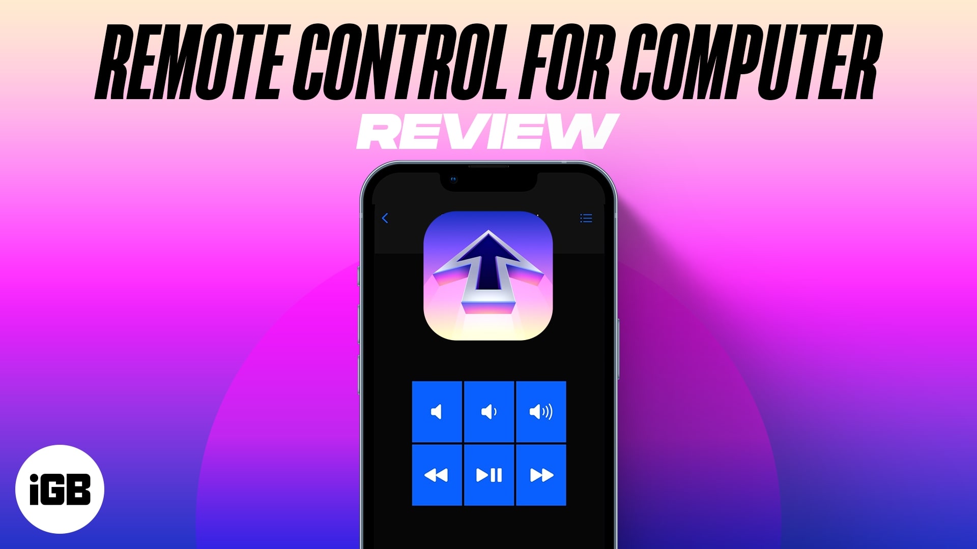 Remote control for computer