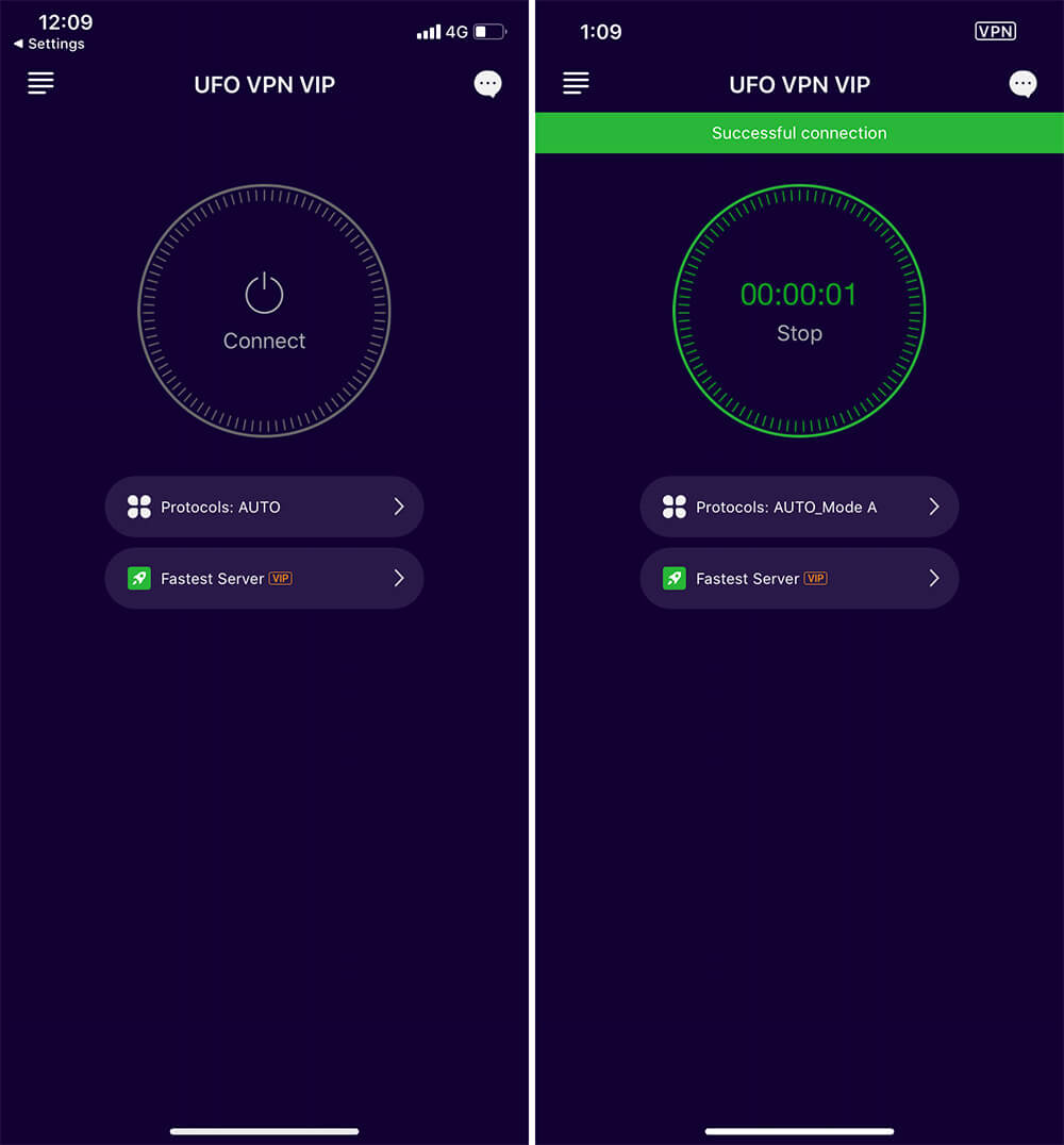 Use UFO VPN on iPhone or iPad