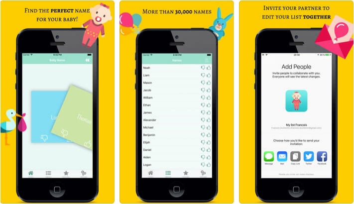 ‎Perfect Baby Name Finder iPhone and iPad App Screenshot