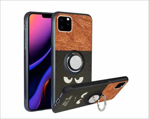 Alapmk Magnetic Ring Holder Case for iPhone 11 Pro Max