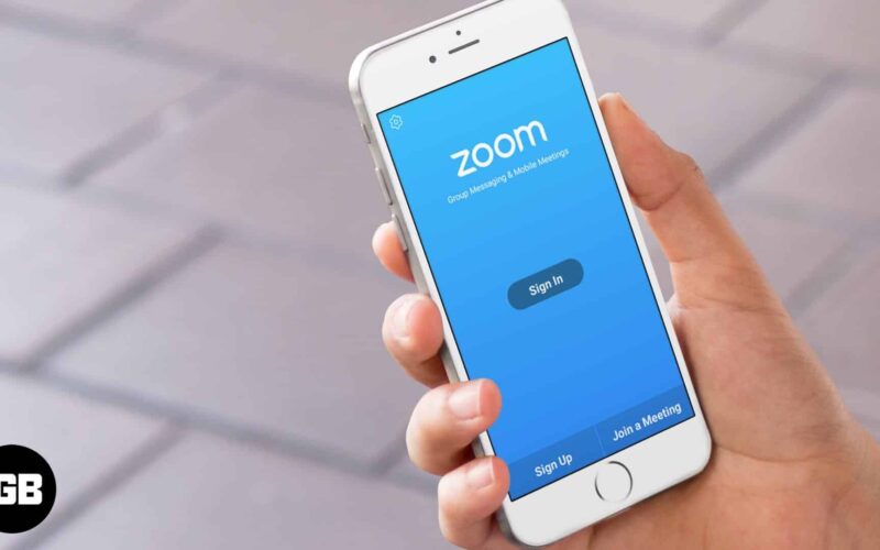 How to fix zoom app not working on iphone