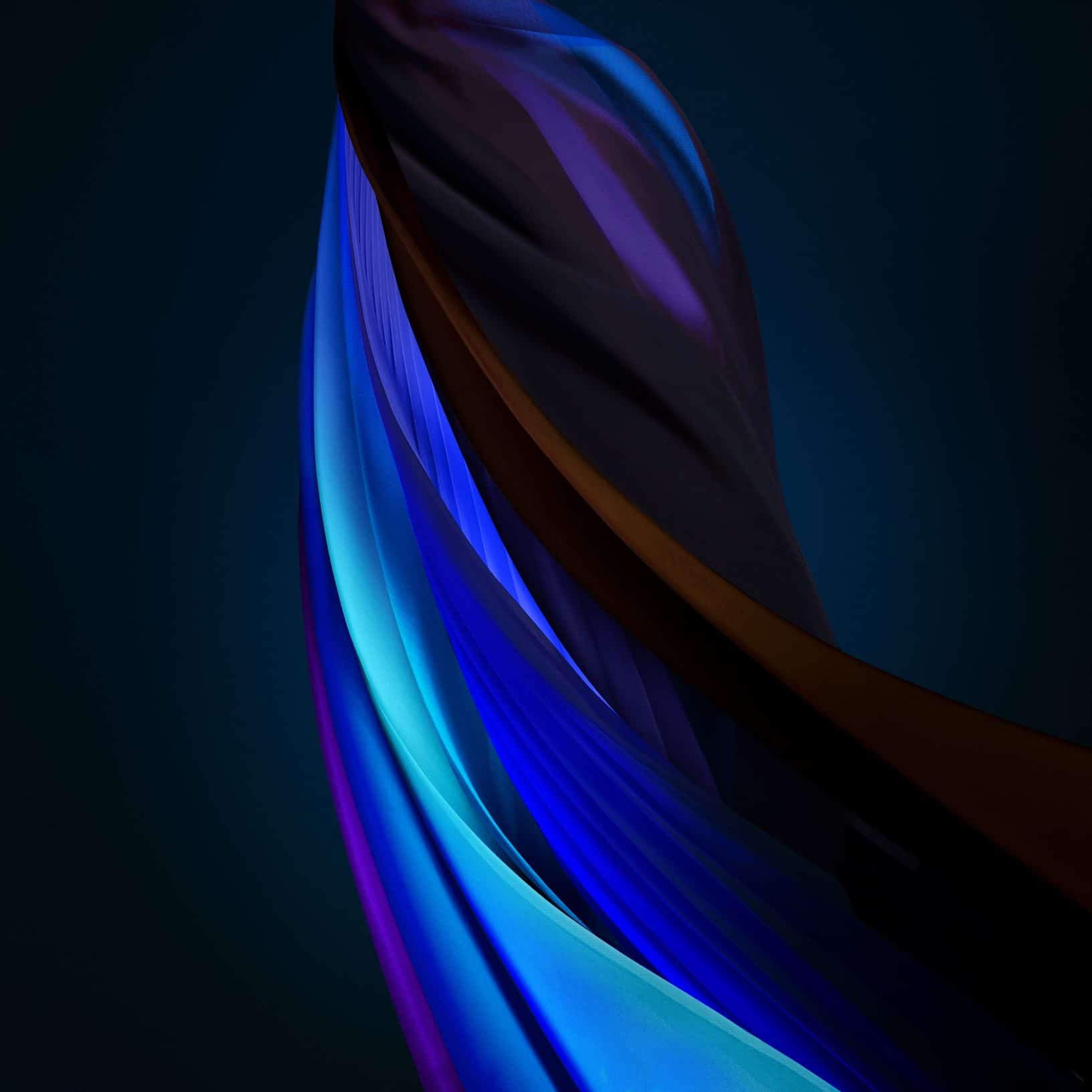 Silk blue dark iphone se 2 wallpaper