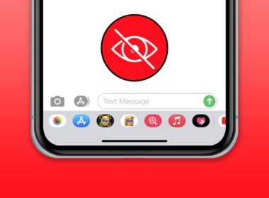 How to hide or remove imessage app drawer on iphone