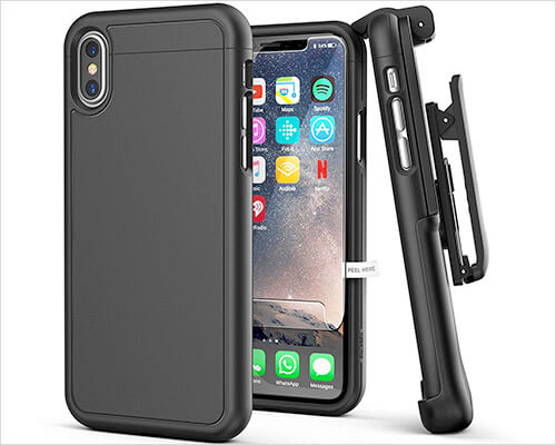 Encased iPhone X-Xs Belt Clip Holster Case