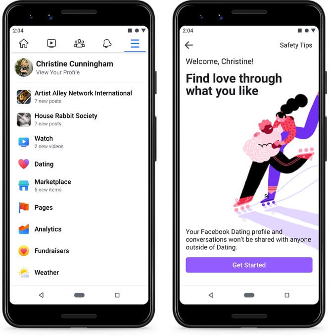 set up facebook dating profile on iphone