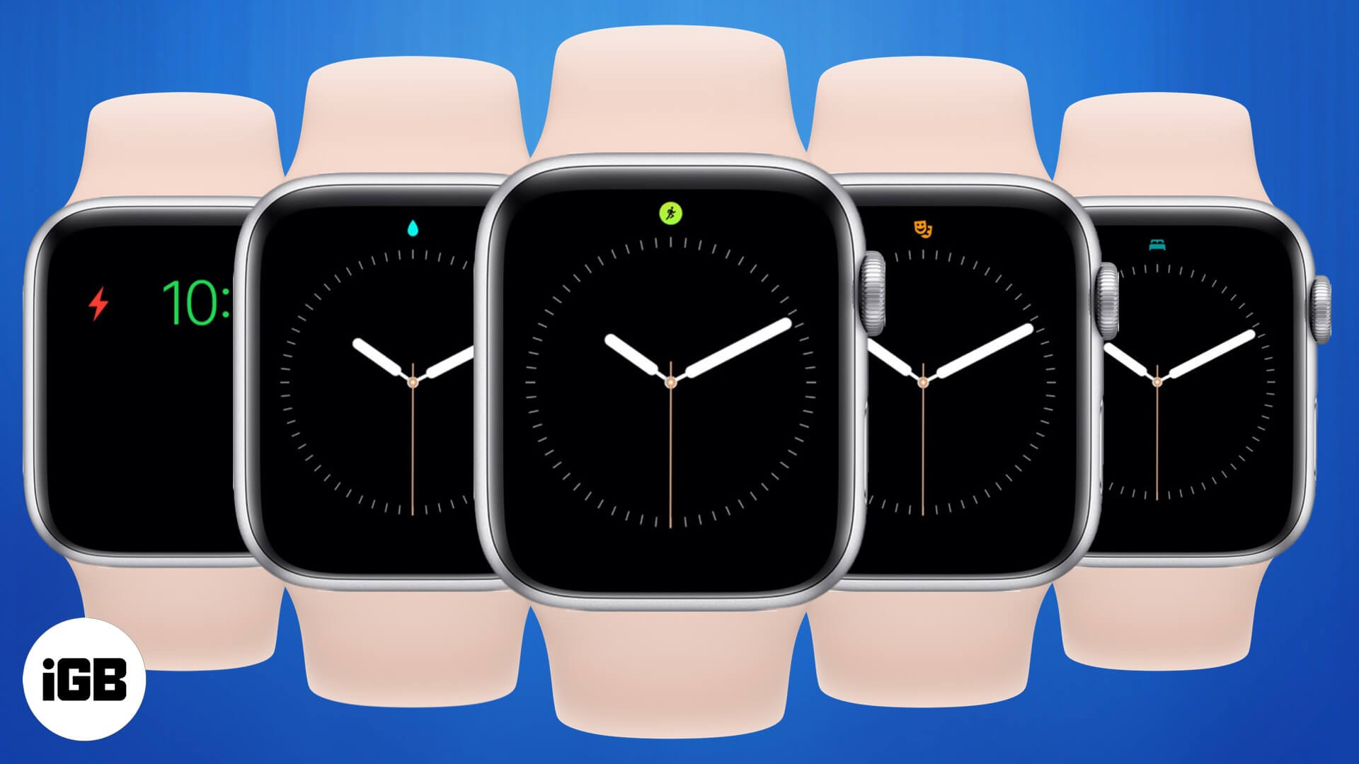 Apple watch icons and symbols