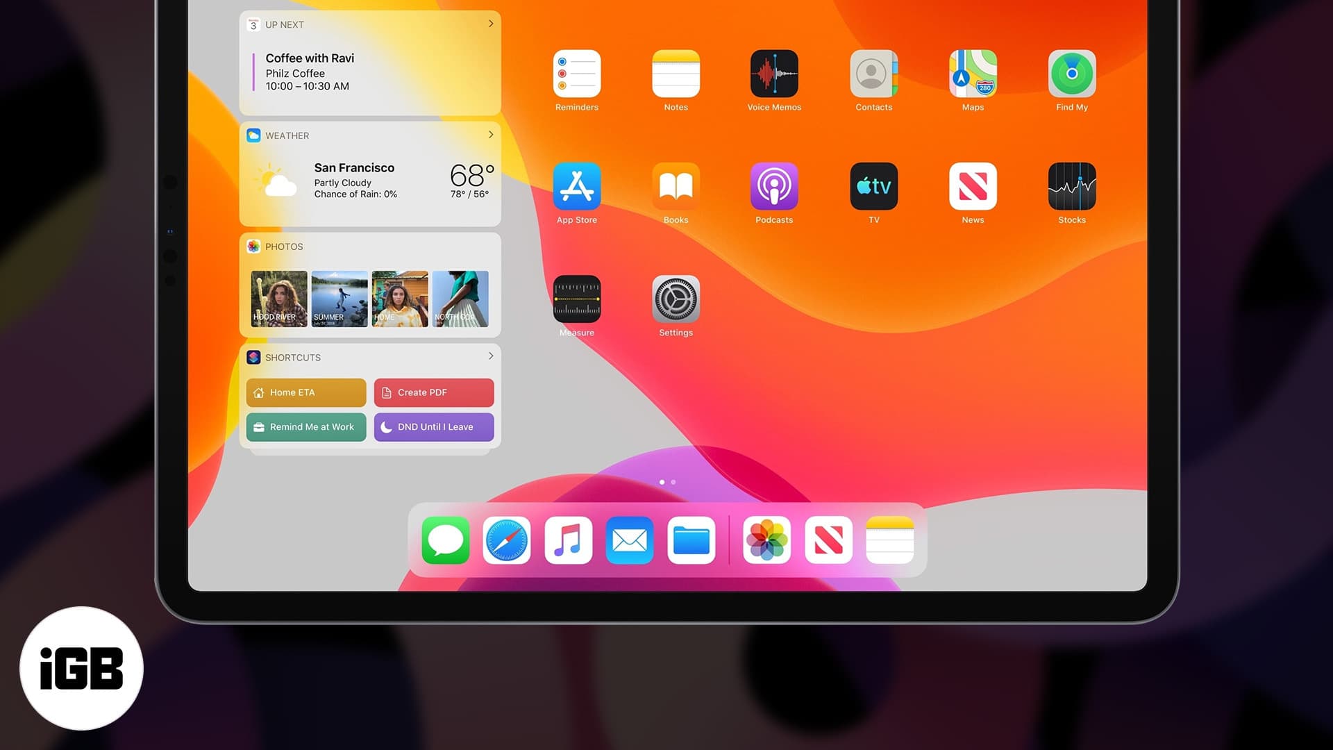 How to use dock on ipad