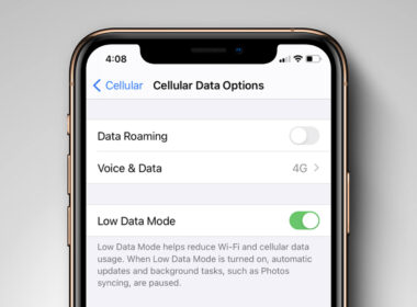 How to use low data mode on iphone