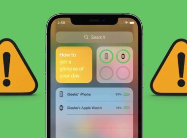 Battery widget missing on iphone or ipad