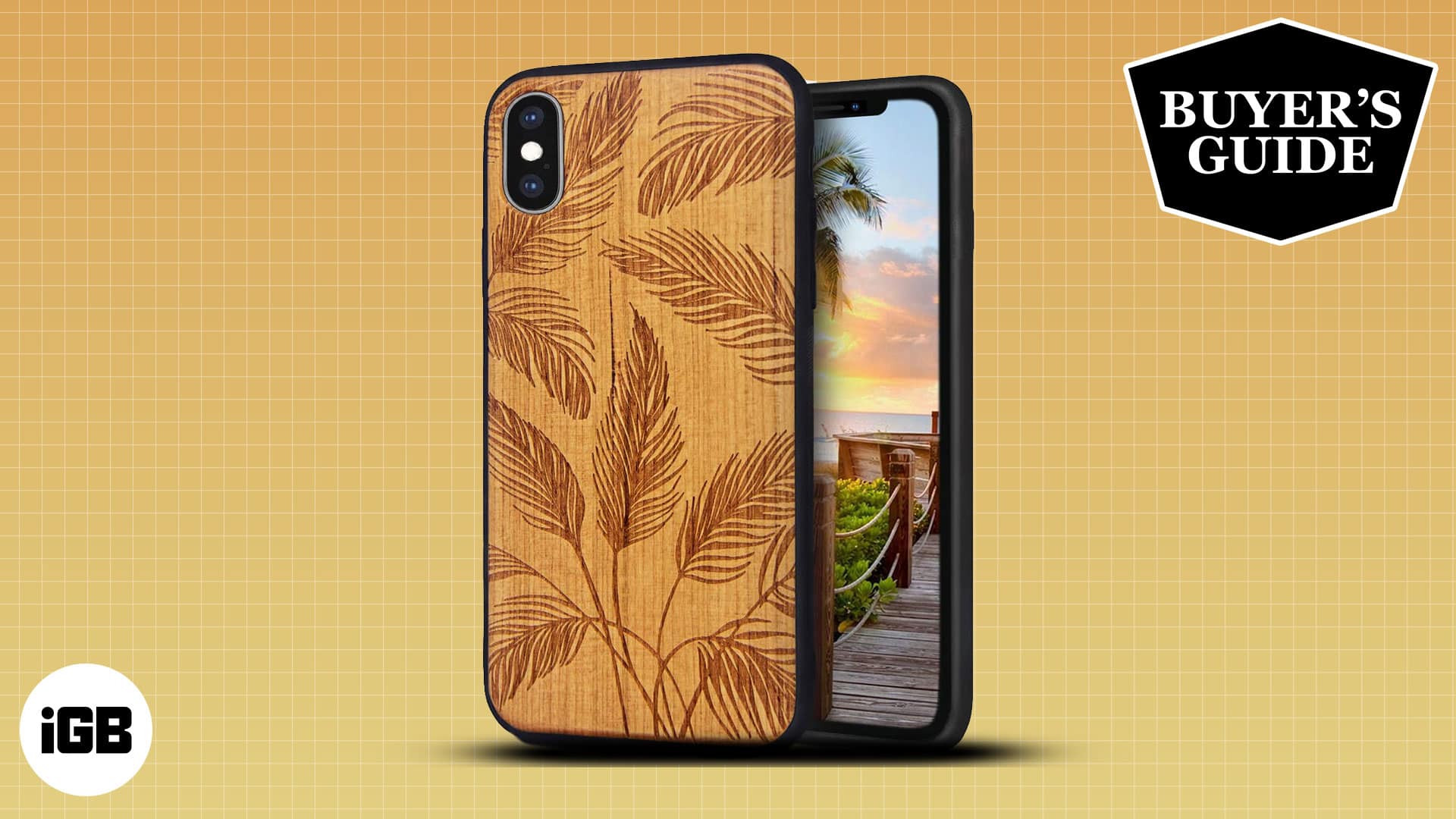 Best wooden cases for iphone xs max