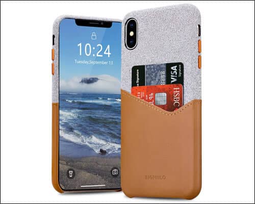 Bigphilo iPhone X, Xs Card Holder Case