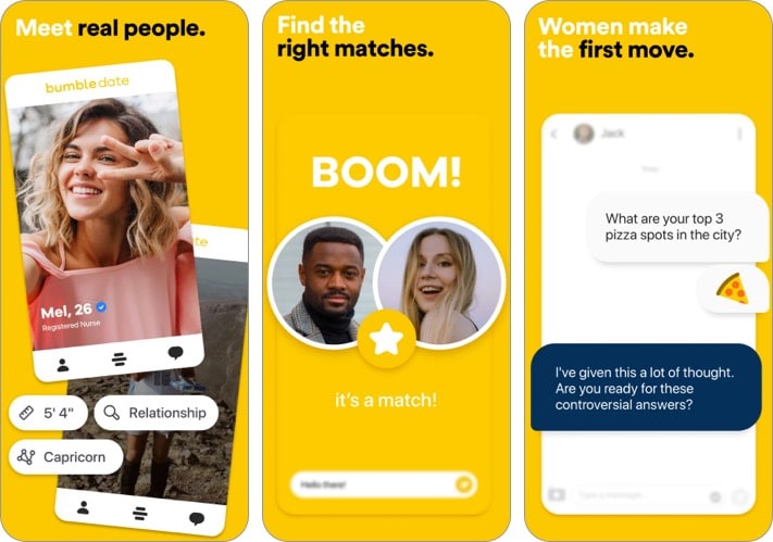 Bumble Friendship App for iPhone