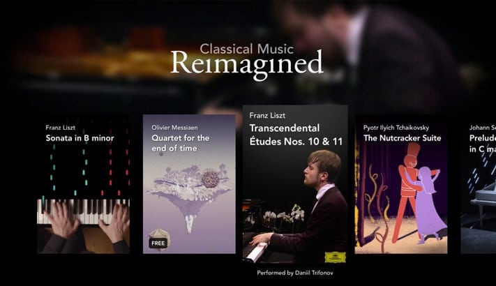 Classical Music Reimagined Apple TV Learning App Screenshot