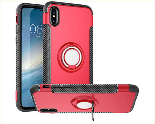 Dairnim Ring Case for iPhone Xs