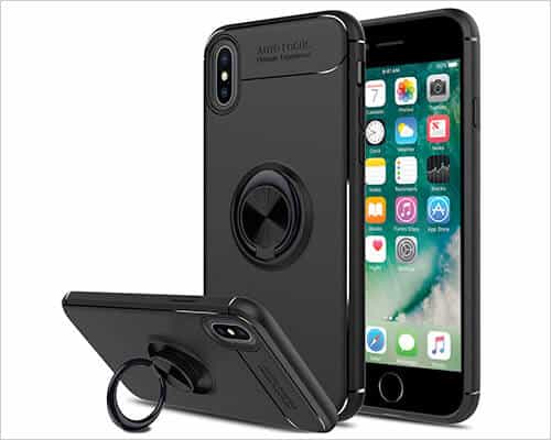 Elegant Choise Ring Holder Case for iPhone X-Xs