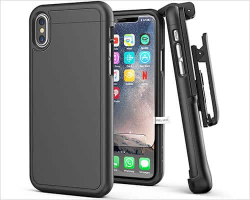 Encased iPhone X Belt Clip Case SlimShield Series