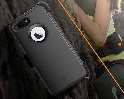 LongRise iPhone 8 Plus Belt Clip Case