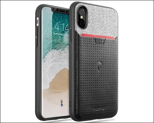 Poetic Nubuck iPhone X Leather Case