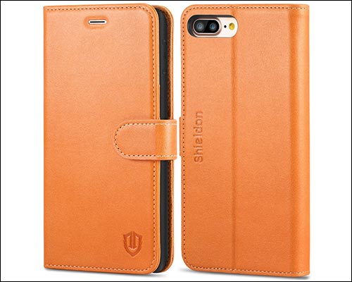 SHIELDON iPhone 8 Plus Folio Wallet Case