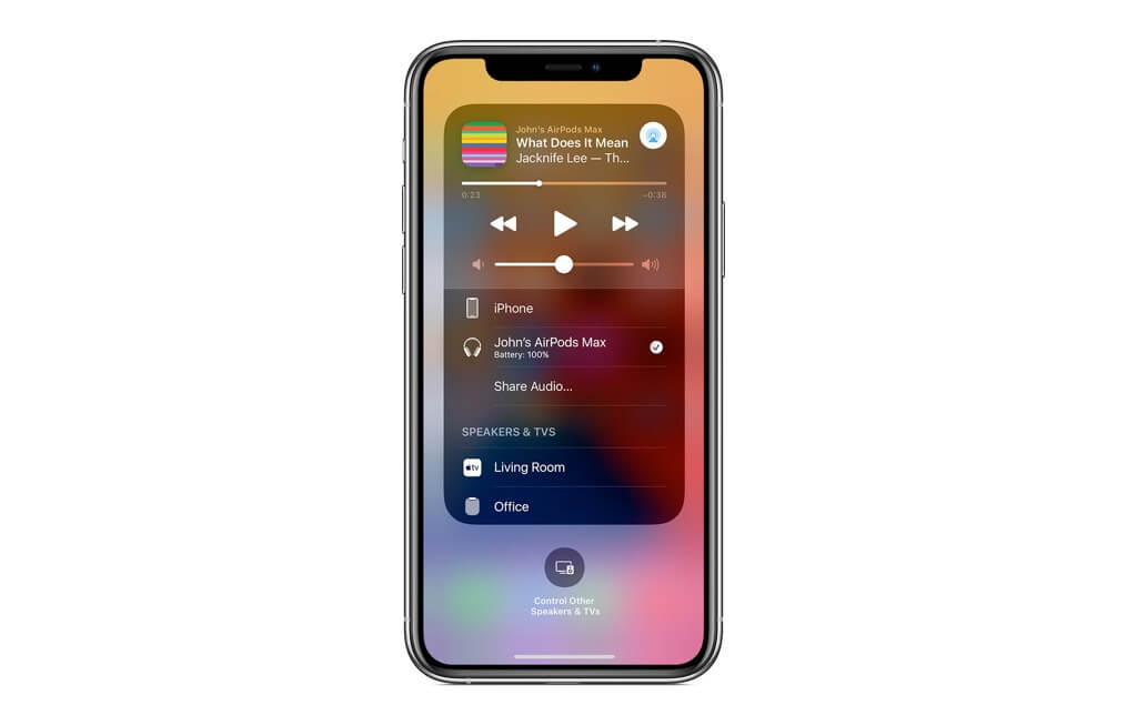 Share Audio with AirPods Max