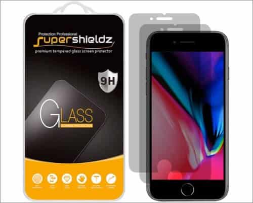 Supershieldz Privacy Screen Protector for iPhone SE 2020