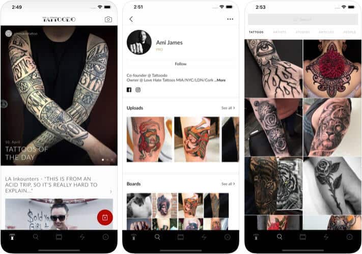 Tattoodo Design iPhone and iPad App Screenshot