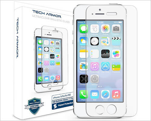 Tech Armor Glass Screen Protector for iPhone SE