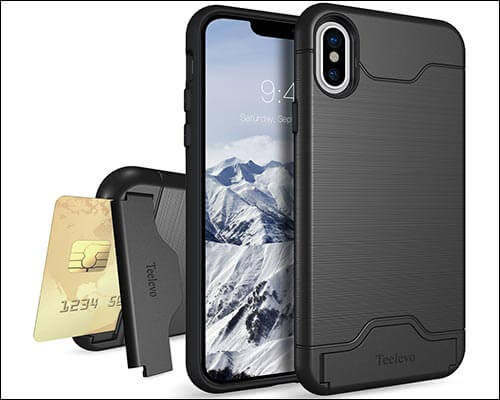 Teelevo iPhone Kickstand Case for iPhone X