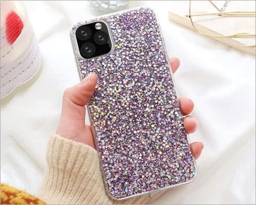 Topwin iPhone 11 Pro Max Women Diamond Slim Case