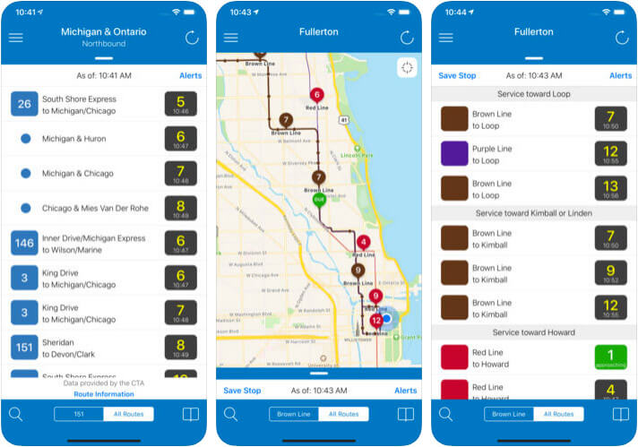 Transit Stop iPhone, iPAd, and Apple Watch App Screenshot