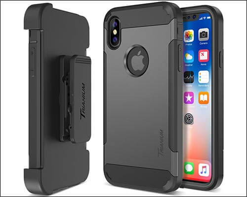 Trianium iPhone X Belt Clip Holster Case