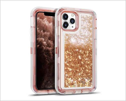 Wesadn iPhone 11 Pro Max Heavy Duty Clear Case for Women