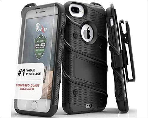 Zizo Bolt iPhone 8 Plus Belt Clip Case