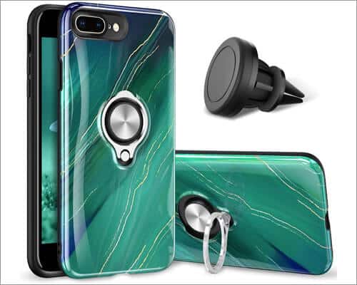 eSamcore Ring Grip Case for iPhone 8 Plus