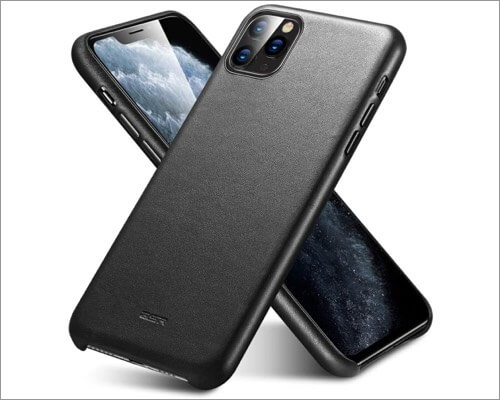 esr premium leather case for iphone 11 pro max