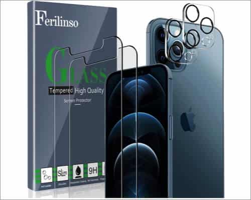 Ferilinso iPhone 12 Pro Max Camera Lens Protector